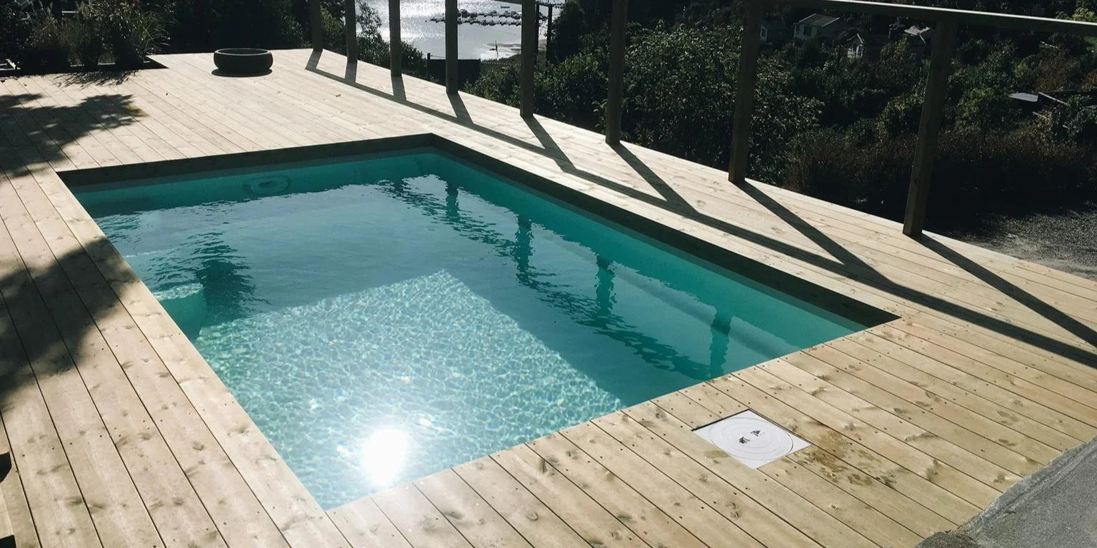Glassfiberbasseng Mini Victoria 4,20m x 2,70m x 1,30m